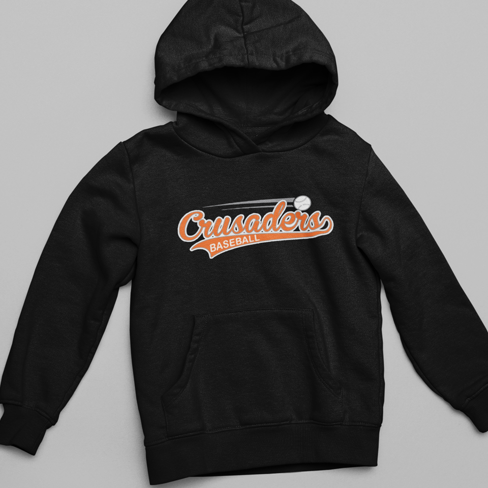 Crusaders Black Hoodie Team Sweatshirt