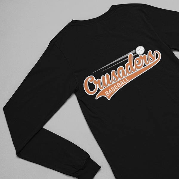 Crusaders Black Long Sleeve Team Shirt