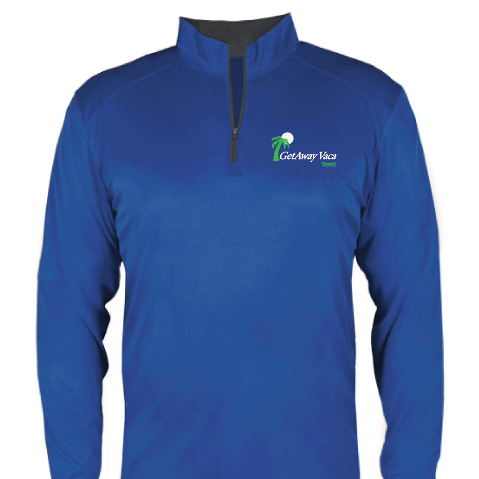 GetAway Vaca Royal Blue Adult 1/4 Zip Pullover